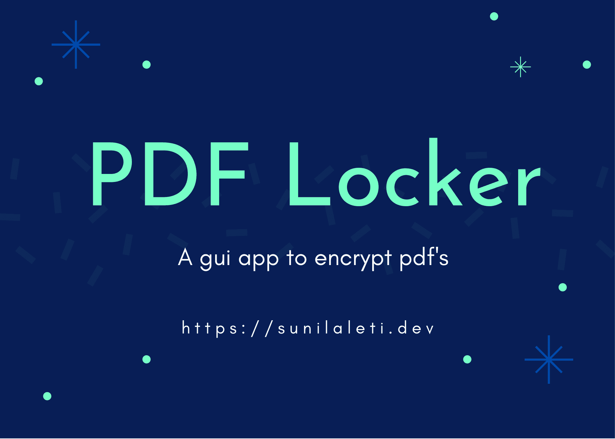 Building a PDF Locker GUI Application
